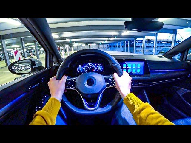 2020 VW Golf 8 GTE 245HP (Plug In Hybrid) NIGHT POV DRIVE Onboard (60FPS)