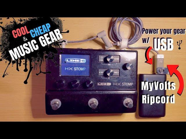 Power Your Gear with USB - MyVolts Ripcord - Cool and Cheap Music Gear