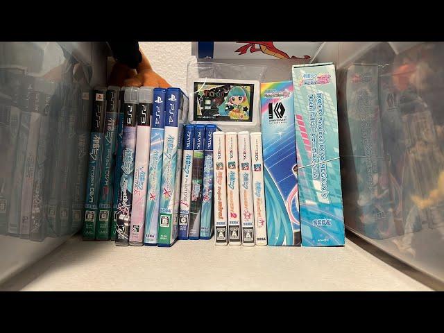 I have collected EVERY Hatsune Miku: Project DIVA game!!! (Collection Showcase)