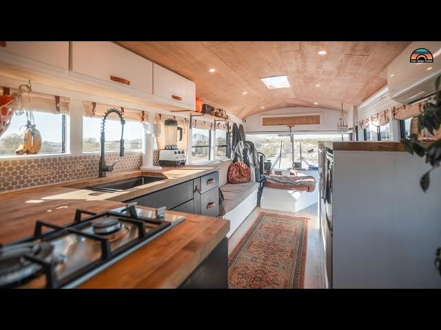 Transforming a School Bus into a Dream Tiny Home on Wheels