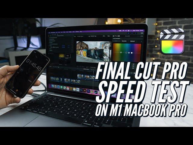 M1 Chip - Final Cut Pro SPEED TEST on Apple 13" 2020 MacBook Pro