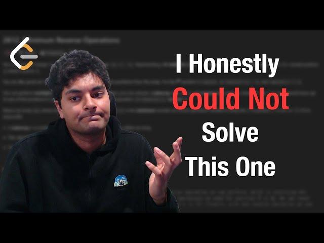 How I Approach a New Leetcode Problem (live problem solving)