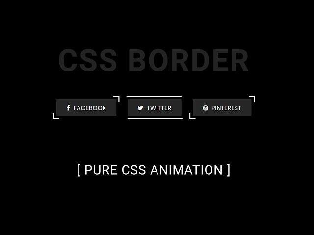 CSS Button Hover Effects | Cool css border animation