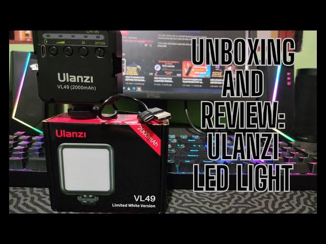 UNBOXING AND REVIEW: ULANZI LED LIGHT