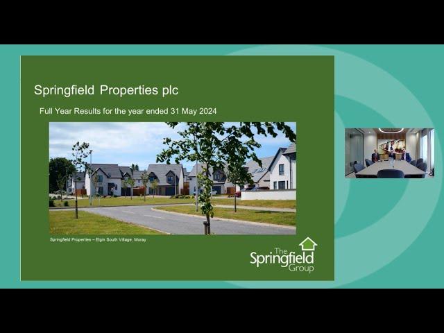 Springfield Properties - Investor Presentation (Full Year results) - September 2024