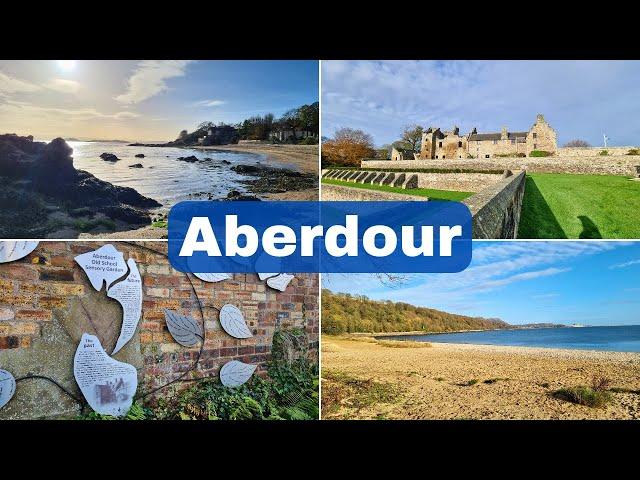 A Day Trip To ABERDOUR - Is It One of Scotland's BEST TOWNS? - Scotland Walking Tour | 4K | 60FPS