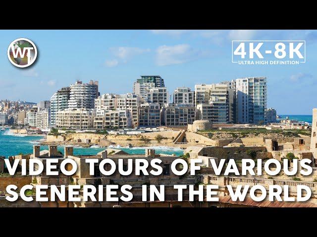 Wanderlust Travel Videos - Video Tours Of Various Sceneries In The World [4K - 8K]