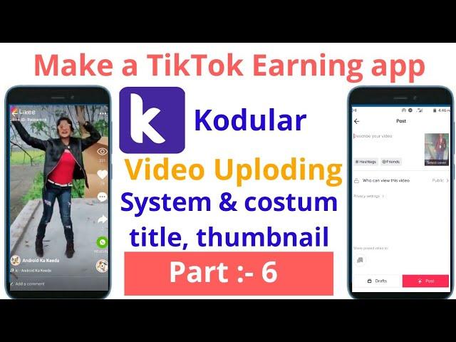 TikTok Earning App || part 6 || kodular, Appybuilder, Casagbic, block2Code, in Hindi ||Divyanshu||