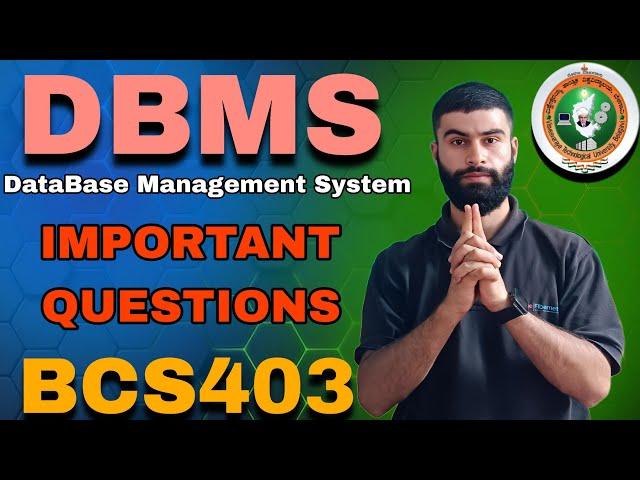 DataBase Management System Vtu 4th Sem Important Questions