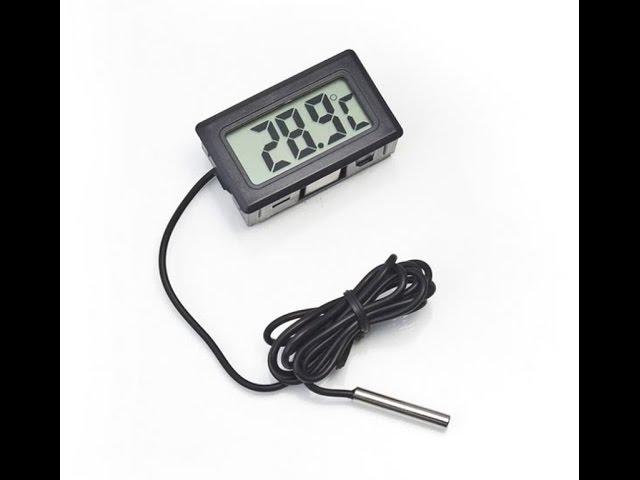Электронный термометр  на мототрактор. обзор