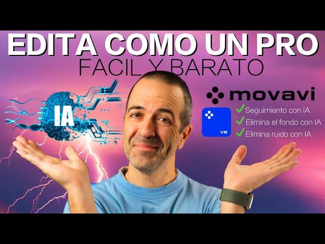 MOVAVI VIDEO EDITOR 2024 con IA - El MEJOR EDITOR para PRINCIPIANTES | NOVEDADES y TUTORIAL Español