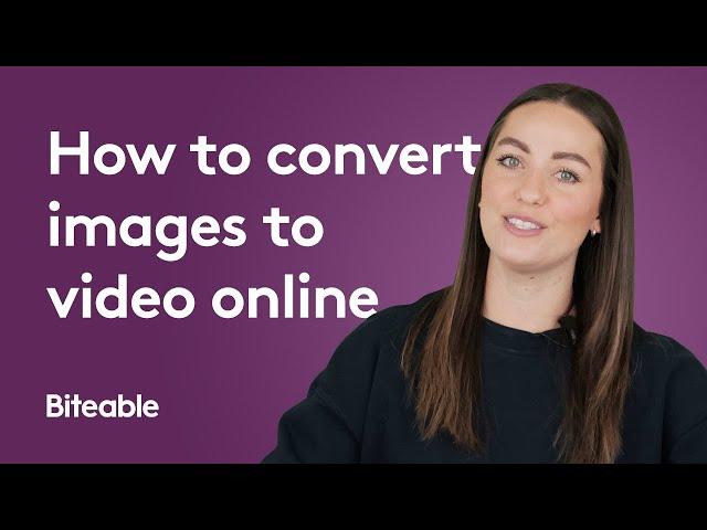 How to convert images to video online