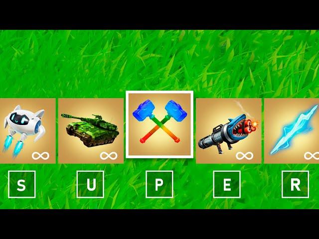 FORTNITE But Everyone Has SUPER ITEMS!