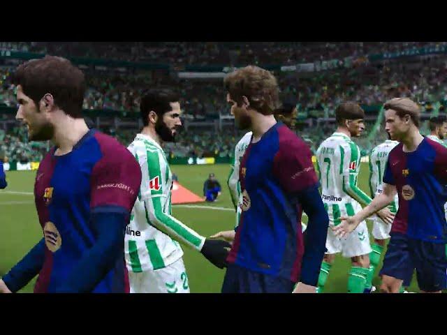 MASTER LEAGUE REAL BETIS VS BARCELONA PES 2021