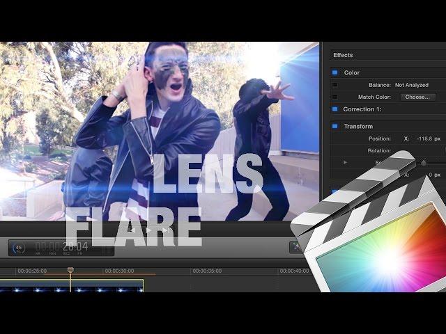 How to add a Lens Flare on Final Cut Pro X FREE!