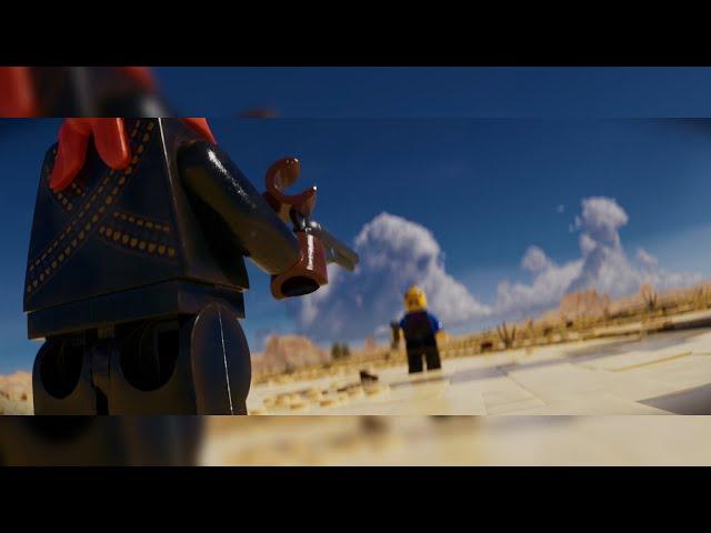 Outlaw Gets ANNIHILATED By Bounty Hunter | LEGO Blender Animation (4K)