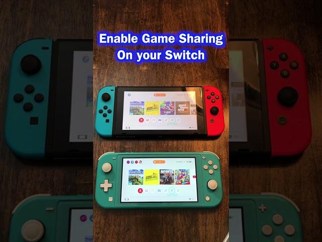 Enable Game Sharing on Nintendo Switch (no CFW required)