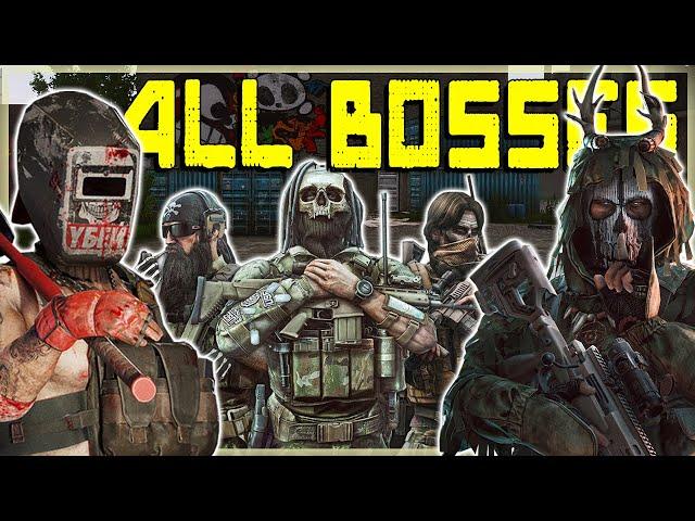 All Bosses in Escape From Tarkov and where to find them | All Boss Map Locations In EFT + New Wipe