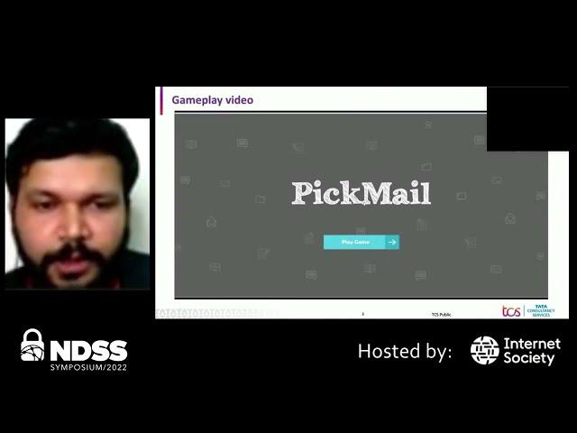 NDSS 2022 USEC - PickMail: A Serious Game for Email Phishing Awareness Training