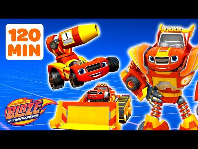 120 MINUTES of Blaze's MONSTER Machine Transformations! ️ | Blaze and the Monster Machines