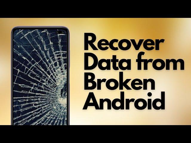 How to access your broken phone from pc ,Recover files from a broken Phone (in 2021)