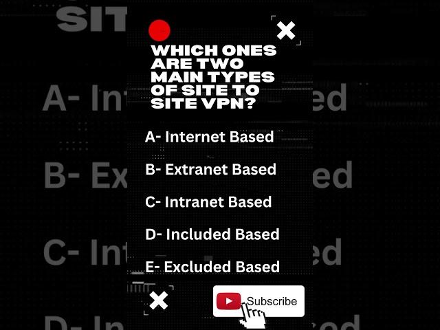 #ccna  quiz vpn #shorts