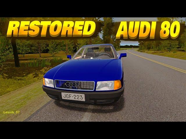 RESTORED AUDI 80 AND GOT ​​IN AN ACCIDENT  I My Summer Car