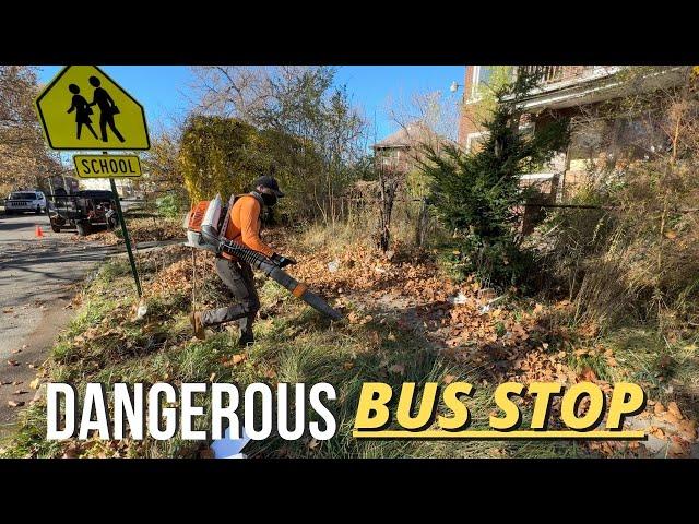 DANGER on the way to SCHOOL - UNSAFE bus stop get TRANSFORMED