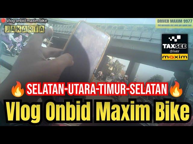 Menjelajah Jakarta pagi hari vlog onbid maxim bike