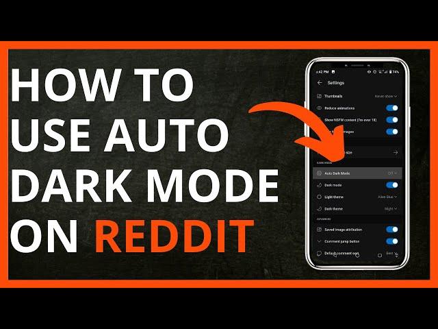 How to Use Auto Dark Mode on Reddit in 2024