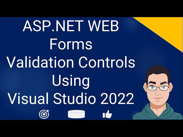 ASP.NET Web Forms Validation Control Using Visual Studio 2022 And C# | Beginners Web App Tutorial