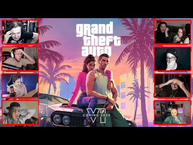 Реакция Летсплейщиков на Трейлер Grand Theft Auto 6 | Rockstar Games