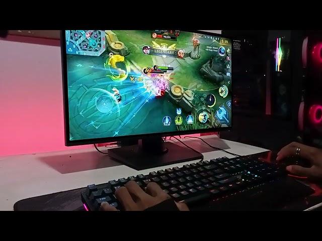 MOBILE LEGENDS PC GAMEPLAY || GUSION HANDCAM PC ||1VS5 CHALLANGE || MOBILE LEGENDS PC