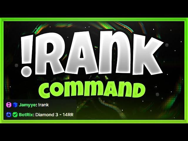 How to add a Valorant !rank command to your Kick stream