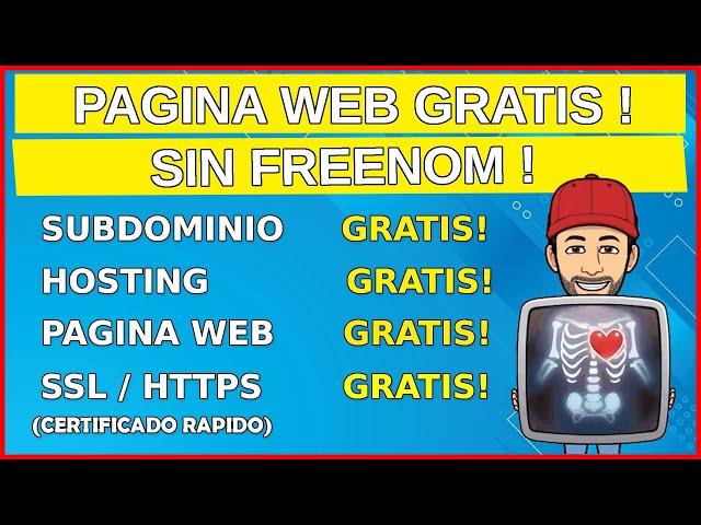 ️  Pagina Web GRATIS, subdominio, hosting, SSL, wordpress 1 tutorial español v24