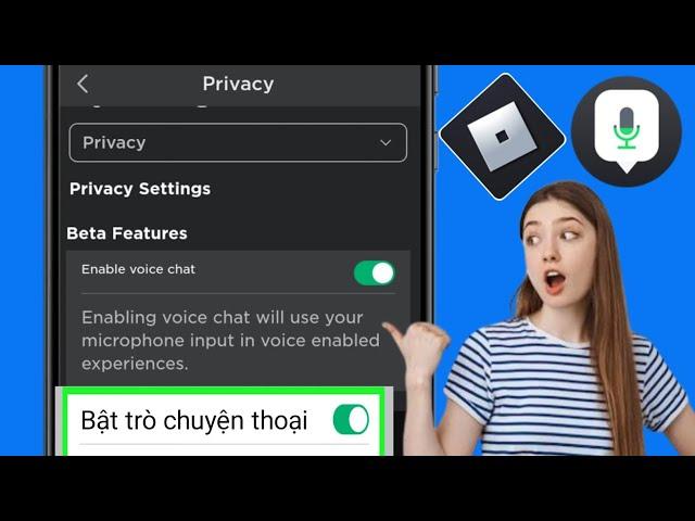 Cách kích hoạt Roblox VOICE CHAT (Không cần xác minh 2024)|  Bật trò chuyện thoại trong Roblox