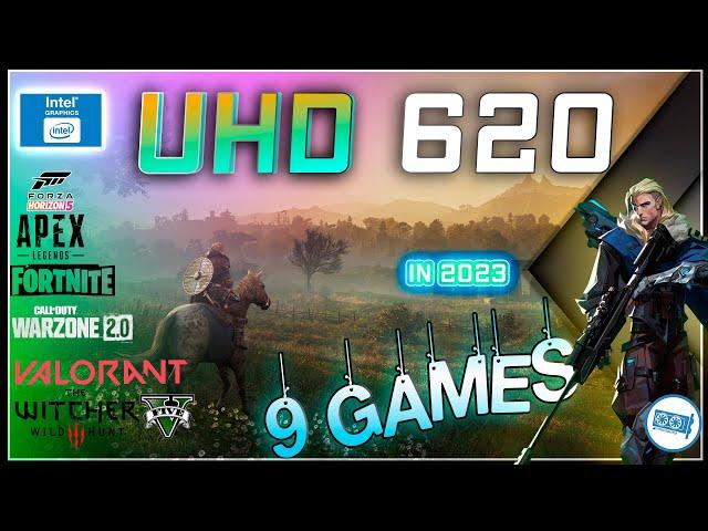 Intel UHD 620  in 9 games  (i3 8130U IGPU TEST)   |  2023