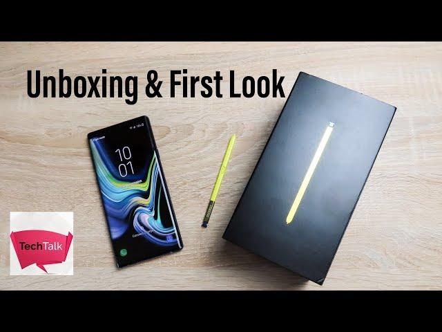 Samsung Galaxy Note 9 Unboxing and Setup