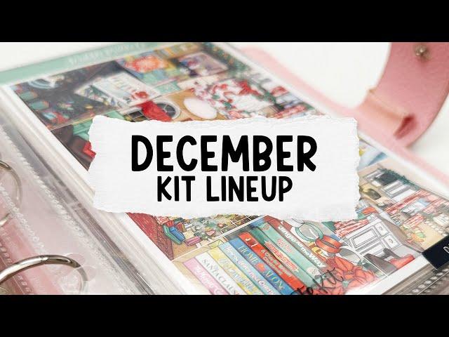 My December 2024 Sticker Kit Lineup 