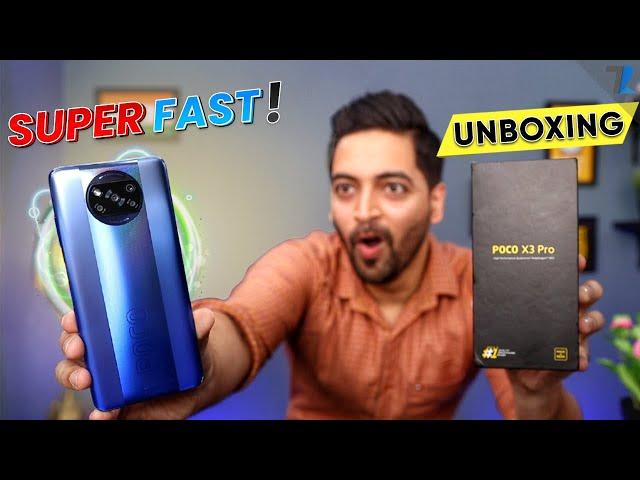 POCO X3 Pro Indian Retail Unit - Unboxing & Hands On | SD 860 | 120Hz Display | UFS 3.1 & More