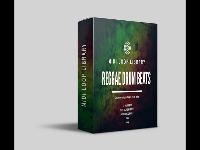 REGGAE AND DUB  MIDI DRUM GROOVES LIBRARY  PACK FOR SALE