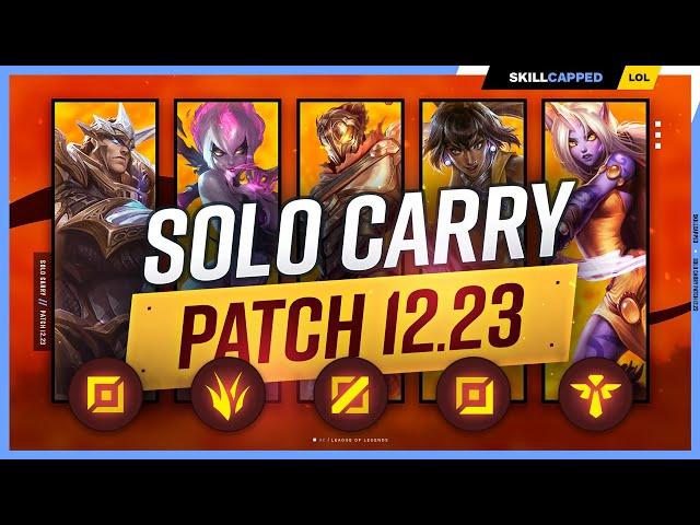 3 BEST SOLO CARRY Champions for EVERY ROLE in PATCH 12.23 - Preseason 2023