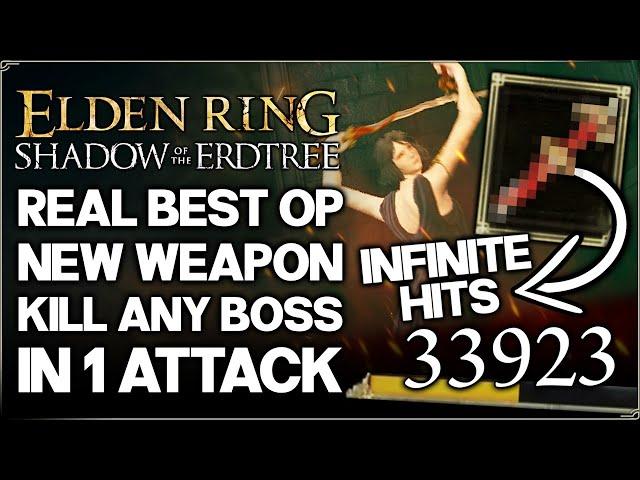 Shadow of the Erdtree - New INFINITE Damage Combo Kills ANY Boss in Seconds - Best Build Elden Ring!