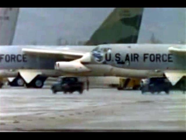 Boeing B-52E & KC-135A - "Take-Off March AFB" - 1968