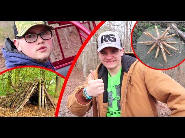 1 Vs  1 WILDERNESS SURVIVAL CHALLENGE!