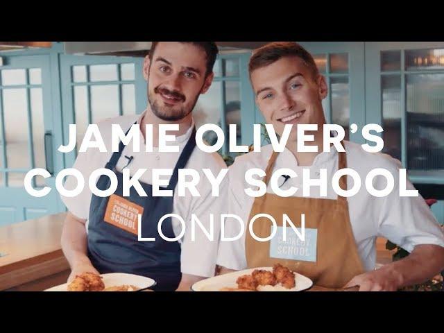 We spent the day at Jamie Oliver's Cookery School 