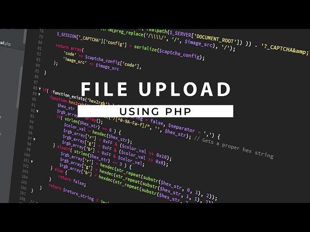 Upload a File to MySQL Database using PHP