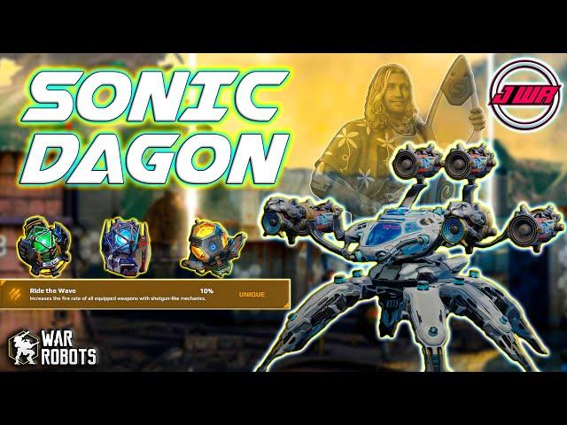 [WR] These F2P sonic weapons are insane on the dagon! war robots Update 10.0 gameplay #warrobots