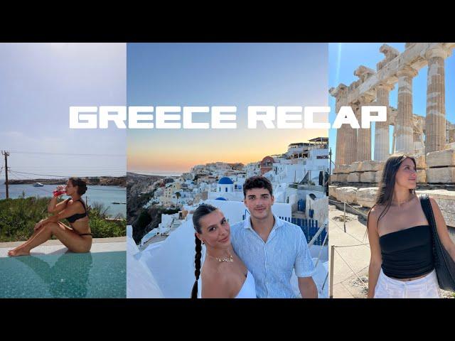 11 DAYS IN GREECE: vlog/recap & breakdown of my whole itinerary