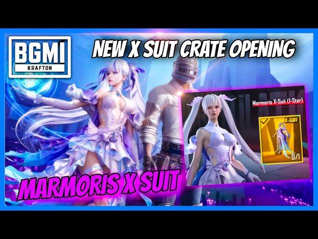 MARMORIS X SUIT CRATE OPENING / FREE MYTHIC EMOTES / NEW X SUIT CRATE OPENING ( BGMI )